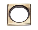 Antique Finish Brass Square Ferrule  1 1/4 inch (32mm)