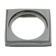 Black Nickel Finish Brass Square Ferrule  1 1/4 inch (32mm)