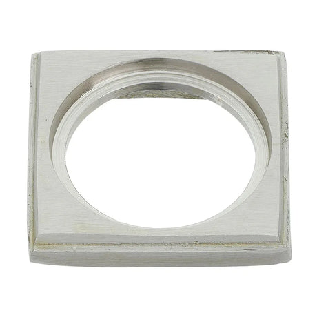 Stainless Steel Finish Brass Square Ferrule  1 1/4 inch (32mm)