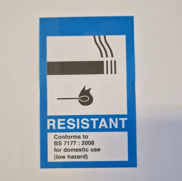Low Hazard Crib5 Sew in Domestic Label (Blue)