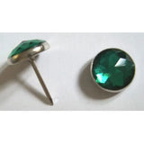 16mm Green Crystal Upholstery Nail  Pack 10 pcs