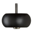 Hand Painted Wooden Sofa Foot (Bun Foot) 43mm x 85mm  Black Carbon