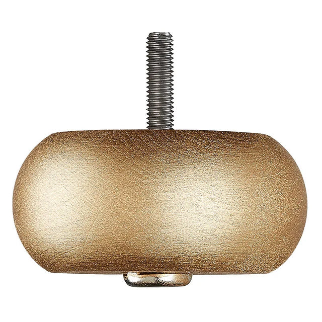 Hand Painted Wooden Sofa Foot (Bun Foot) 43mm x 85mm  Gold Glimmer