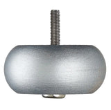 Hand Painted Wooden Sofa Foot (Bun Foot) 43mm x 85mm  Silver Shimmer