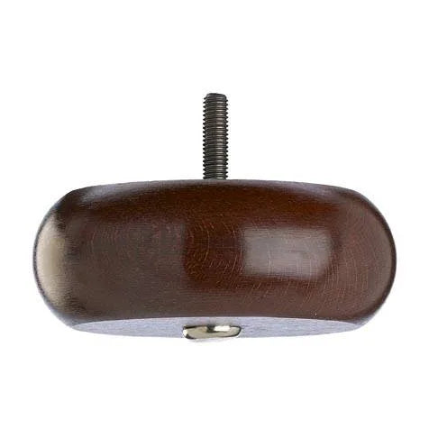 Wooden Sofa Foot (Bun Foot) 40mm x 110mm  Mahogany Finish
