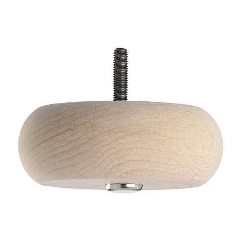 Wooden Sofa Foot (Bun Foot) 40mm x 110mm  Raw Finish