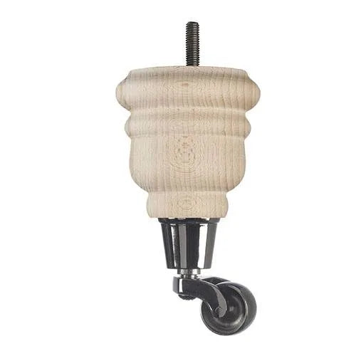 Raw Finish Turned Wooden Sofa Leg  D-E0114R