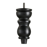 Black Carbon Hand Painted Sofa Leg  D-E0204B