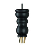Black Carbon Hand Painted Sofa Leg  D-E0204B