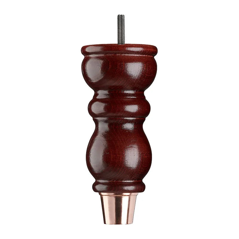 Mahogany Finish Wooden Sofa Leg  D-E0204M