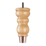 Natural Gloss Finish Wooden Sofa Leg  D-E0204N