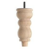 Raw Finish Turned Wooden Sofa Leg  D-E0204R
