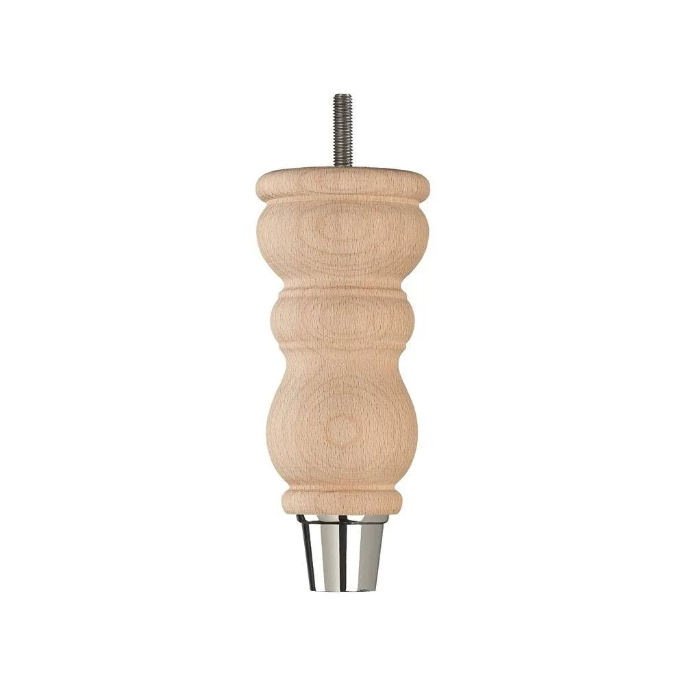 Raw Finish Turned Wooden Sofa Leg  D-E0204R