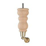 Raw Finish Turned Wooden Sofa Leg  D-E0204R