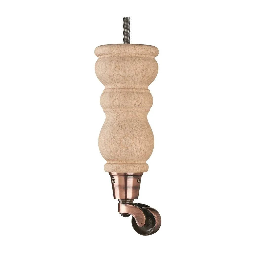 Raw Finish Turned Wooden Sofa Leg  D-E0204R