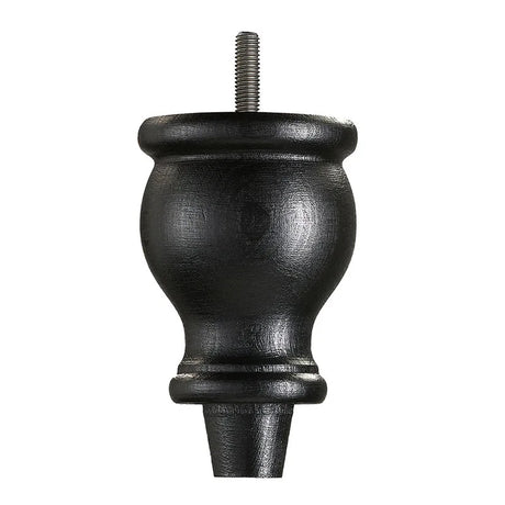 Black Carbon Hand Painted Sofa Leg  D-E0207B