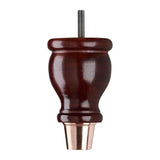 Mahogany Finish Wooden Sofa Leg  D-E0207M