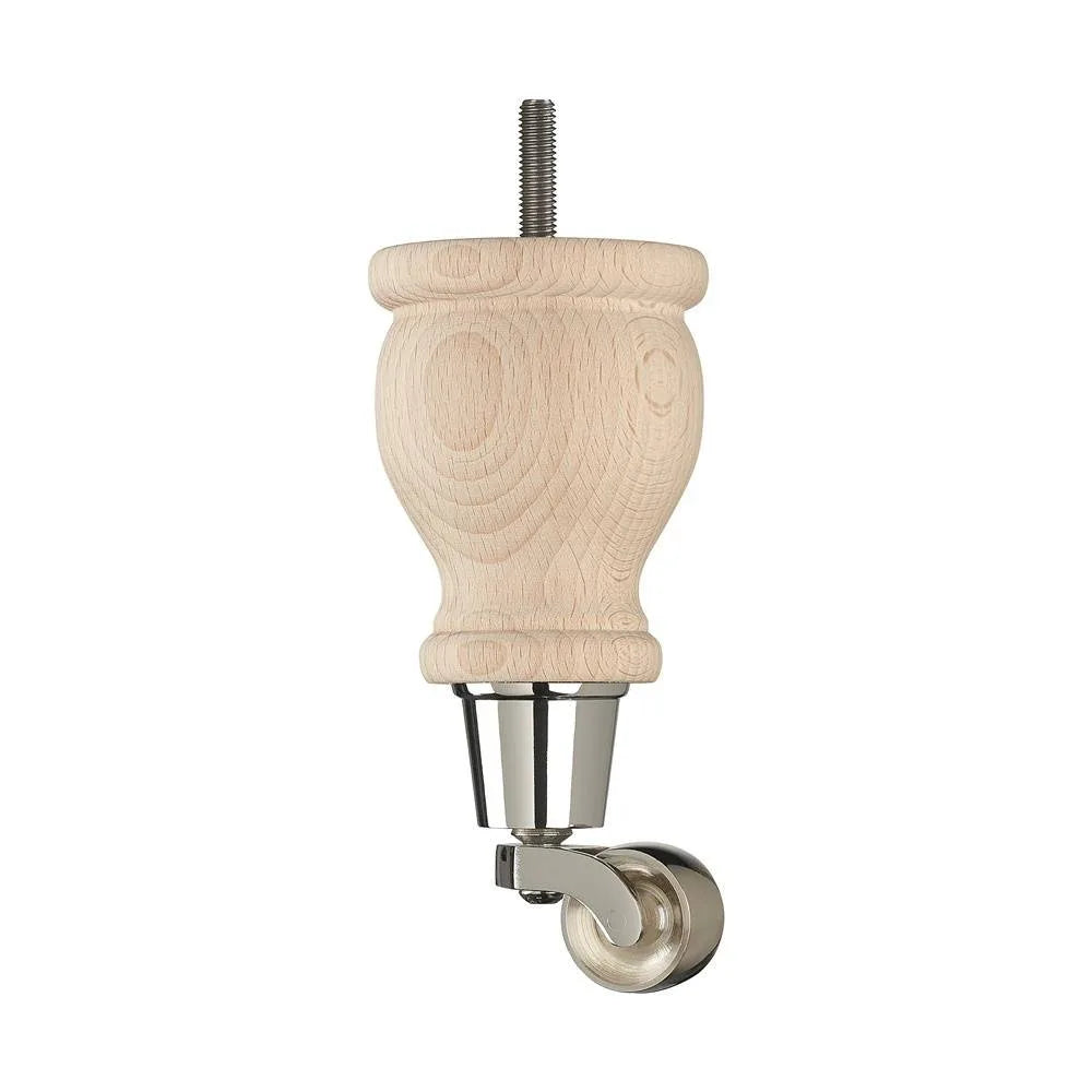 Raw Finish Turned Wooden Sofa Leg  D-E0207R