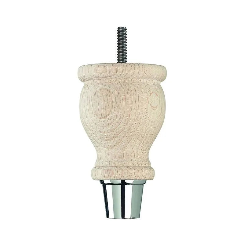 Raw Finish Turned Wooden Sofa Leg  D-E0207R