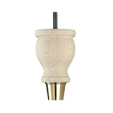 Raw Finish Turned Wooden Sofa Leg  D-E0207R