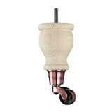 Raw Finish Turned Wooden Sofa Leg  D-E0207R
