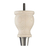 Raw Finish Turned Wooden Sofa Leg  D-E0207R