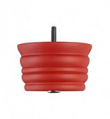 Hand Painted Wooden Sofa Foot 64mm x 115mm  Lipstick Red