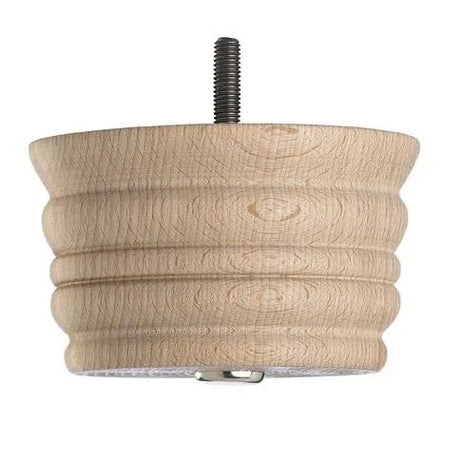 Wooden Sofa Foot 64mm x 115mm  Raw Finish