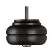 Hand Painted Wooden Sofa Foot (Bun Foot) 53mm x 88mm  Black Carbon