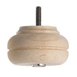 Wooden Sofa Foot (Bun Foot) 53mm x 89mm  Raw Finish