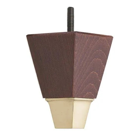 Mahogany Finish Wooden Sofa Leg  D-E1243M