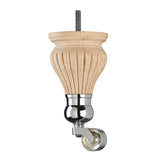 Raw Finish Detailed Wooden Sofa Leg  D-E1401R