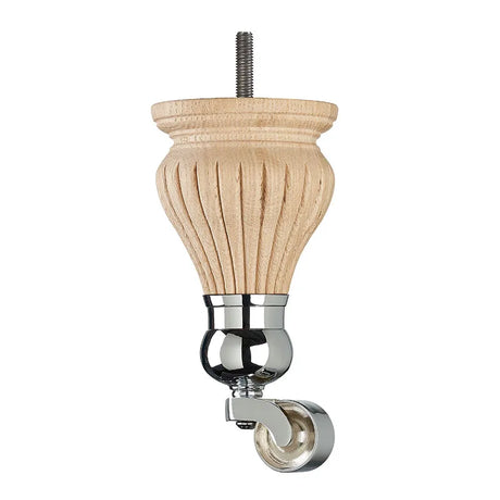 Raw Finish Detailed Wooden Sofa Leg  D-E1401R