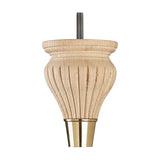 Raw Finish Detailed Wooden Sofa Leg  D-E1401R