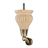 Raw Finish Detailed Wooden Sofa Leg  D-E1401R