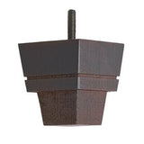 Mahogany Finish Wooden Sofa Leg  D-E1409M