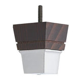 Mahogany Finish Wooden Sofa Leg  D-E1409M