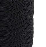 Black Size 16 Elastic Cord  100 mtr Reel