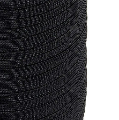 Black Size 16 Elastic Cord  100 mtr Reel