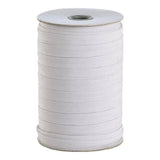 White Size 16 Elastic Cord  100 mtr Reel