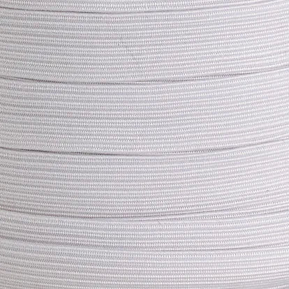 White Size 16 Elastic Cord  100 mtr Reel