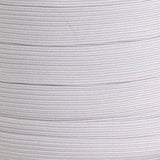 White Size 16 Elastic Cord  100 mtr Reel