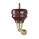 Mahogany Finish Wooden Sofa Leg  D-E5020M