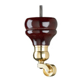 Mahogany Finish Wooden Sofa Leg  D-E5020M