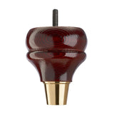 Mahogany Finish Wooden Sofa Leg  D-E5020M