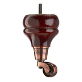 Mahogany Finish Wooden Sofa Leg  D-E5020M
