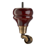 Mahogany Finish Wooden Sofa Leg  D-E5020M