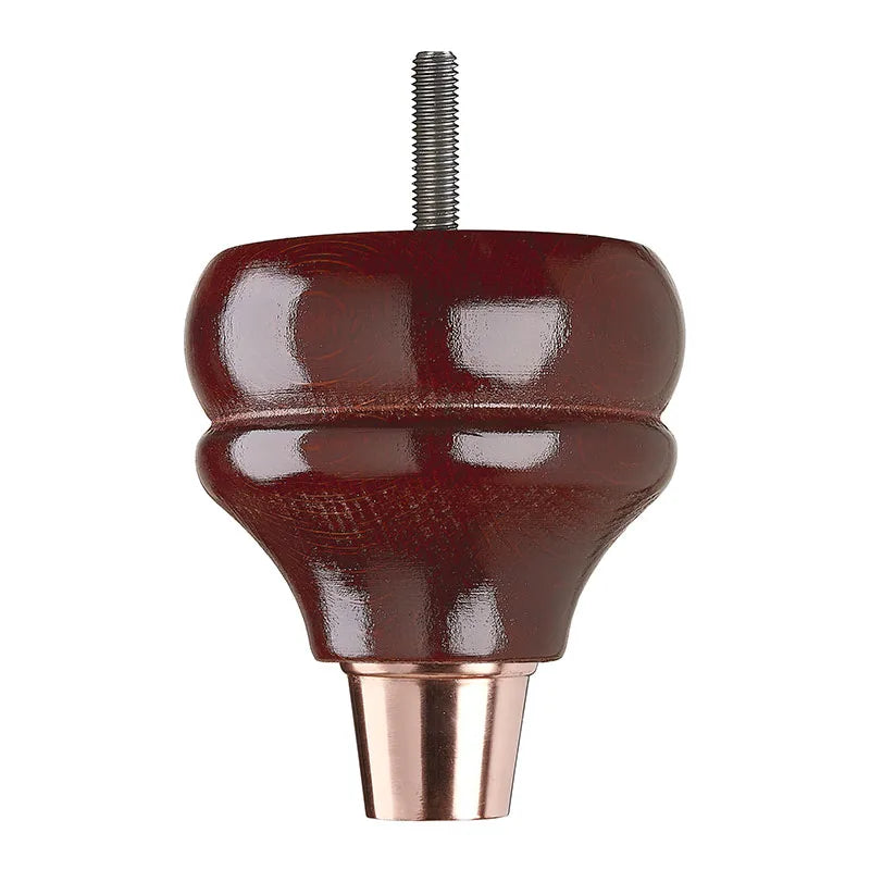 Mahogany Finish Wooden Sofa Leg  D-E5020M