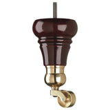 Mahogany Finish Wooden Sofa Leg  D-E5030M