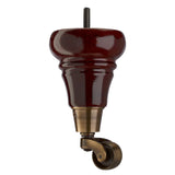 Mahogany Finish Wooden Sofa Leg  D-E5030M